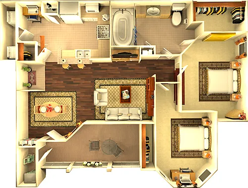 Floor plan The Riverton
