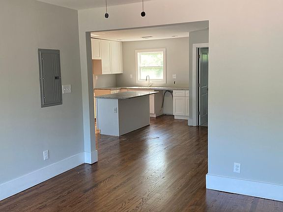 View from Living room to kit