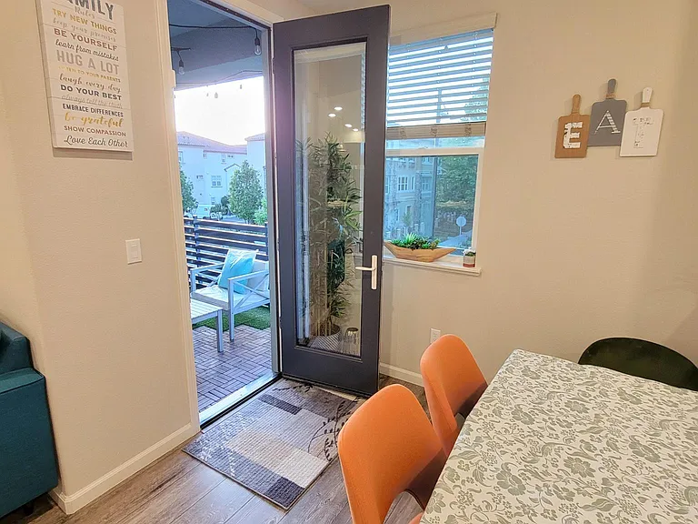 Patio entrance