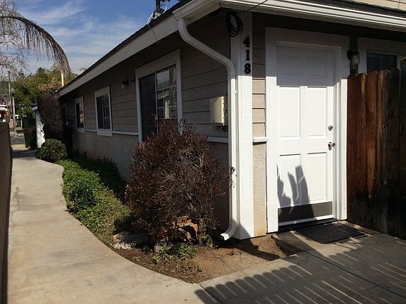 Unit entrance and walkway