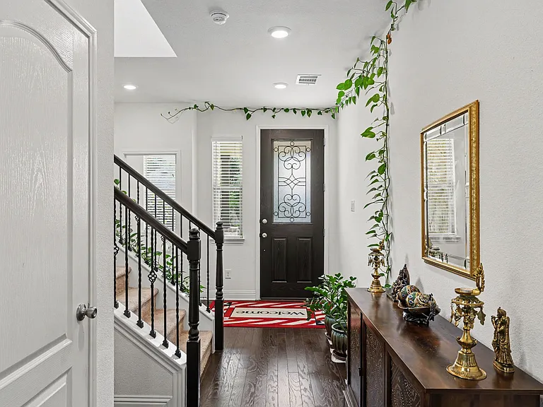 Front door from inside