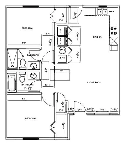 Floor plan 2C