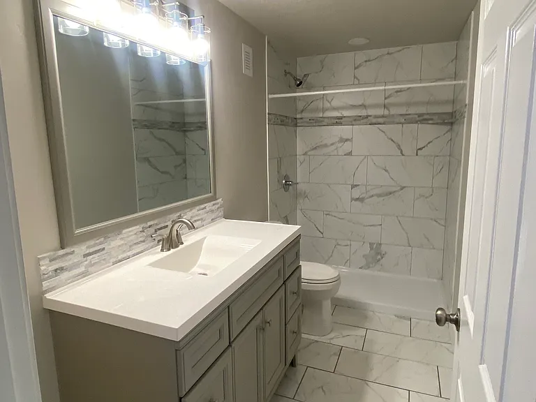 Basement full bath