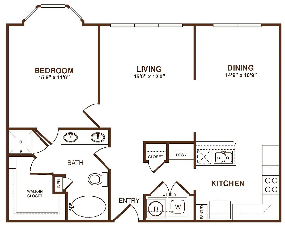 Floor plan The Dover