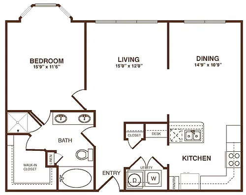 Floor plan The Dover