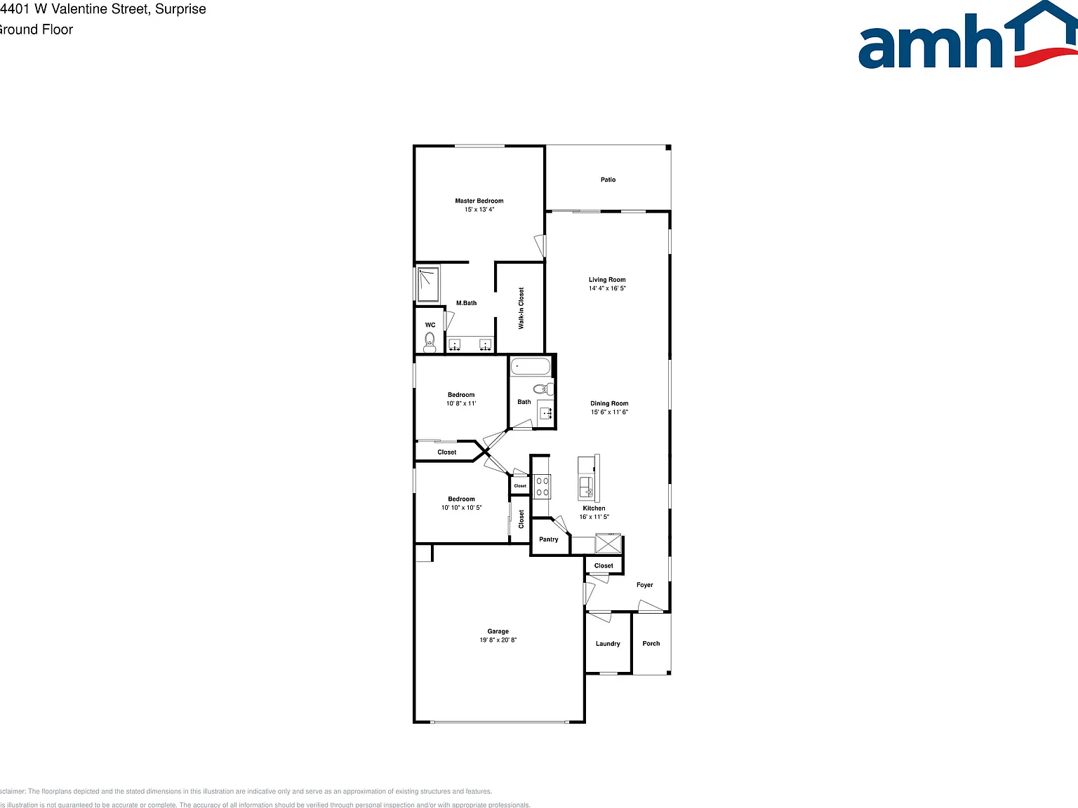 3 bed, 2.0 bath, 1498 sqft, $2,015 — Photo 2