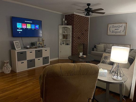 Living room after