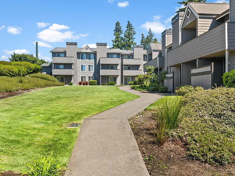 Apartment Community Courtyard