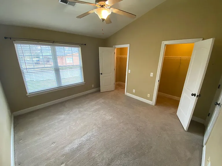 Double walk in closet in master.
