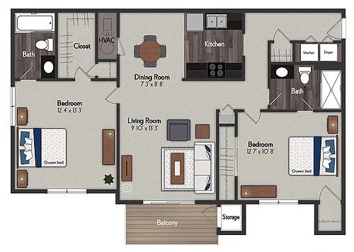 Floor plan Manhattan
