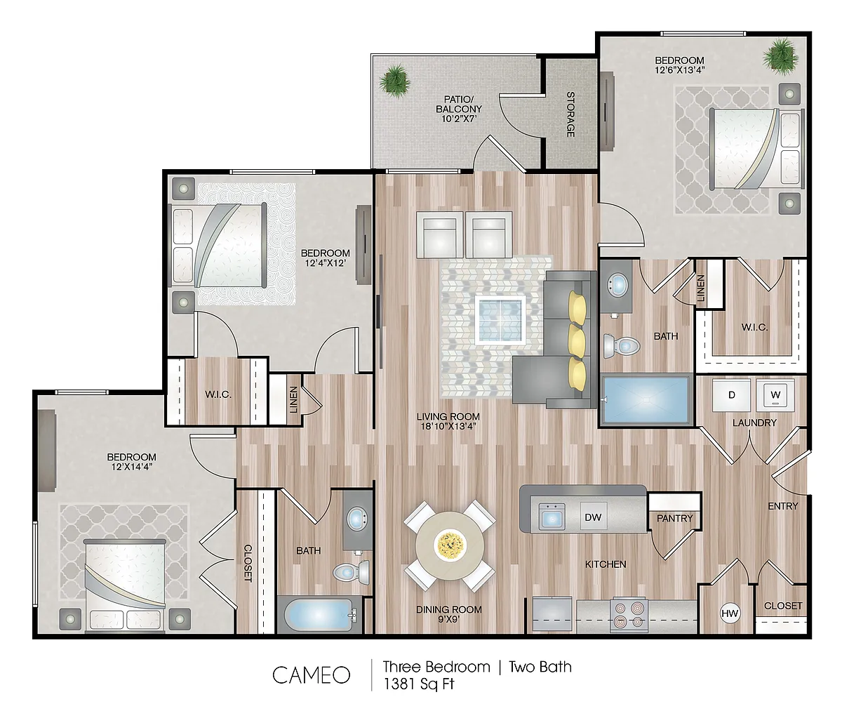 Floor plan Cameo
