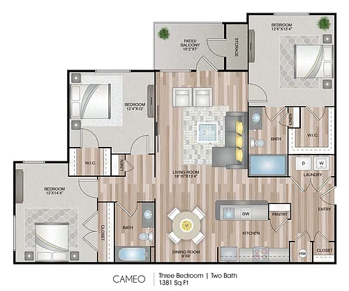 Floor plan Cameo