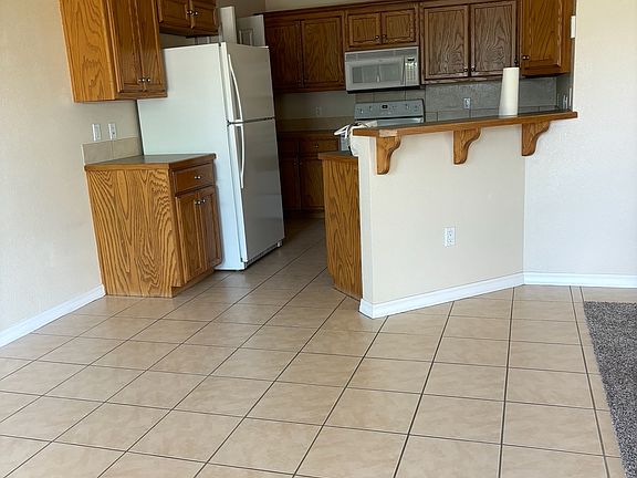 kitchen and dining area