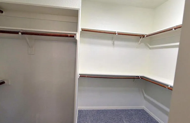 Master walk-in closet