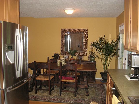 In the kitchen looking into the breakfast nook.
