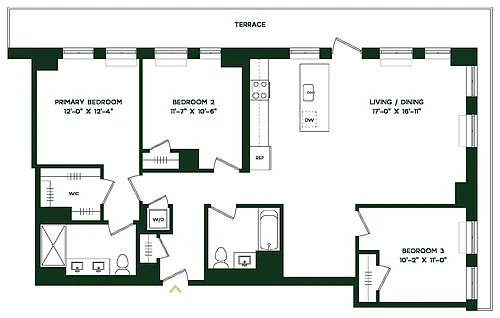 Floor plan C6W