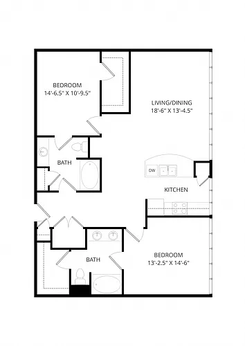Floor plan Amberton