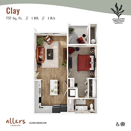 Floor plan Clay 80%