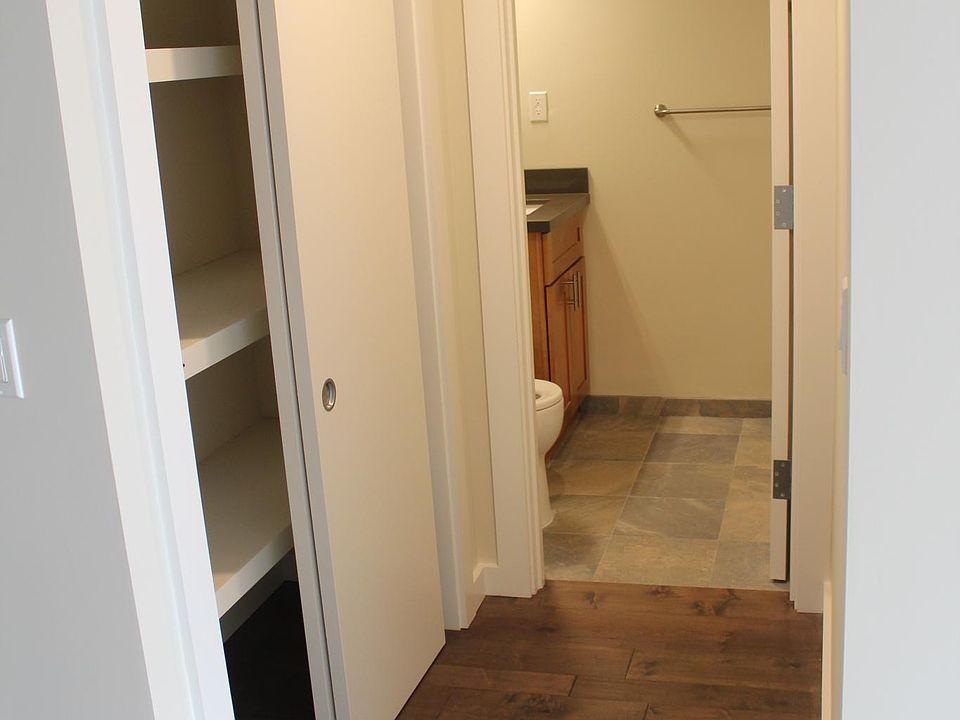 Half bathroom and large closet