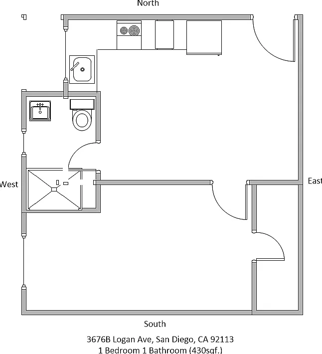 1 bed, 433 sqft, $1,649 — Photo 1