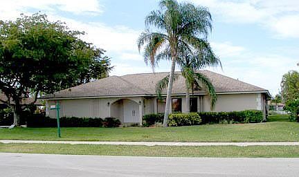 Beautiful pool home on golf course and lake.