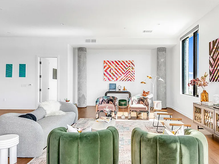 Penthouse living room