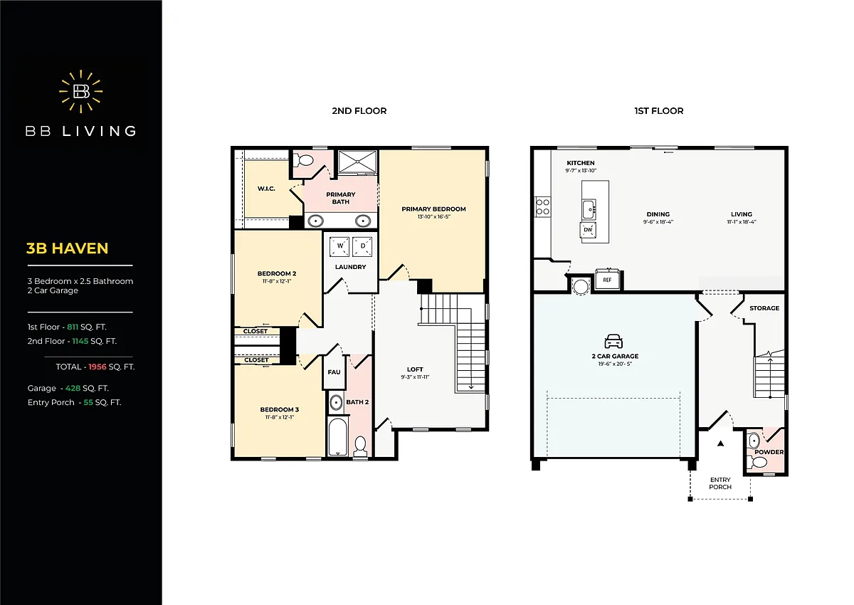 Floor plan 3B Haven