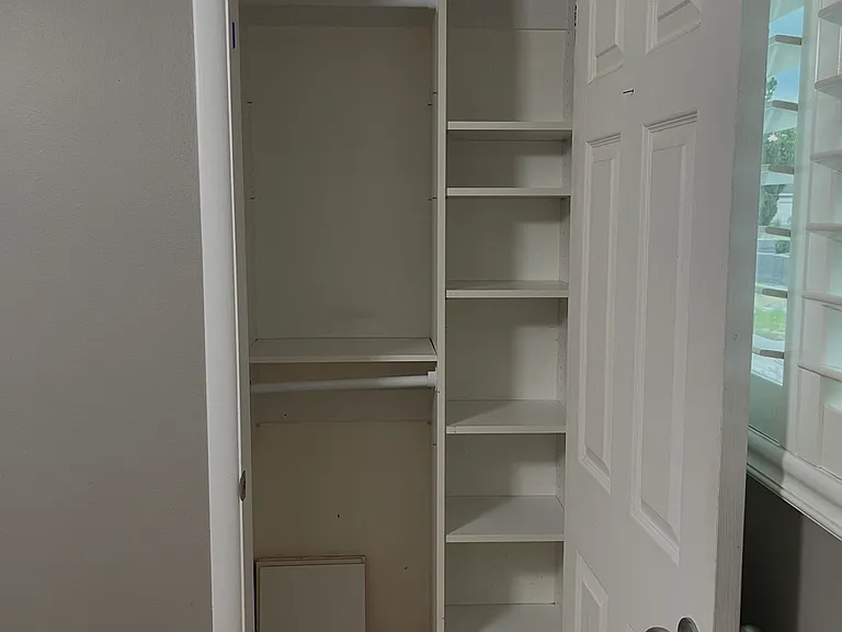 Closet upstairs bedroom