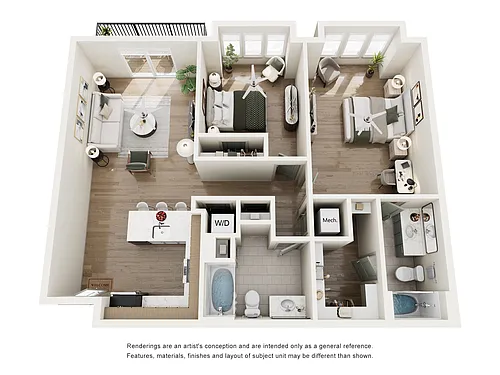 Floor plan Hillsborough Renovated