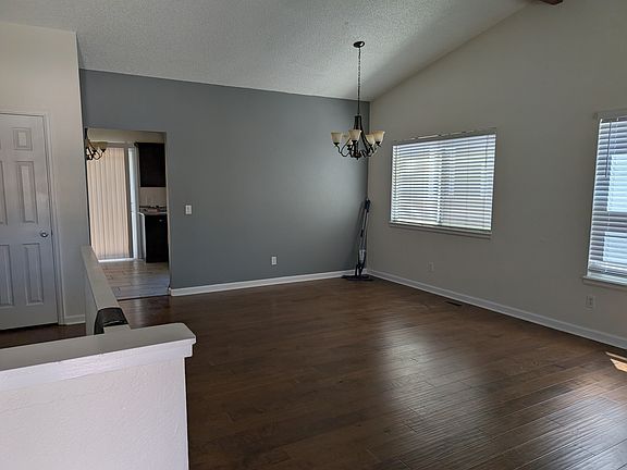 Front living room and dining area