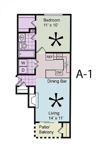 Floor plan Everwood A1