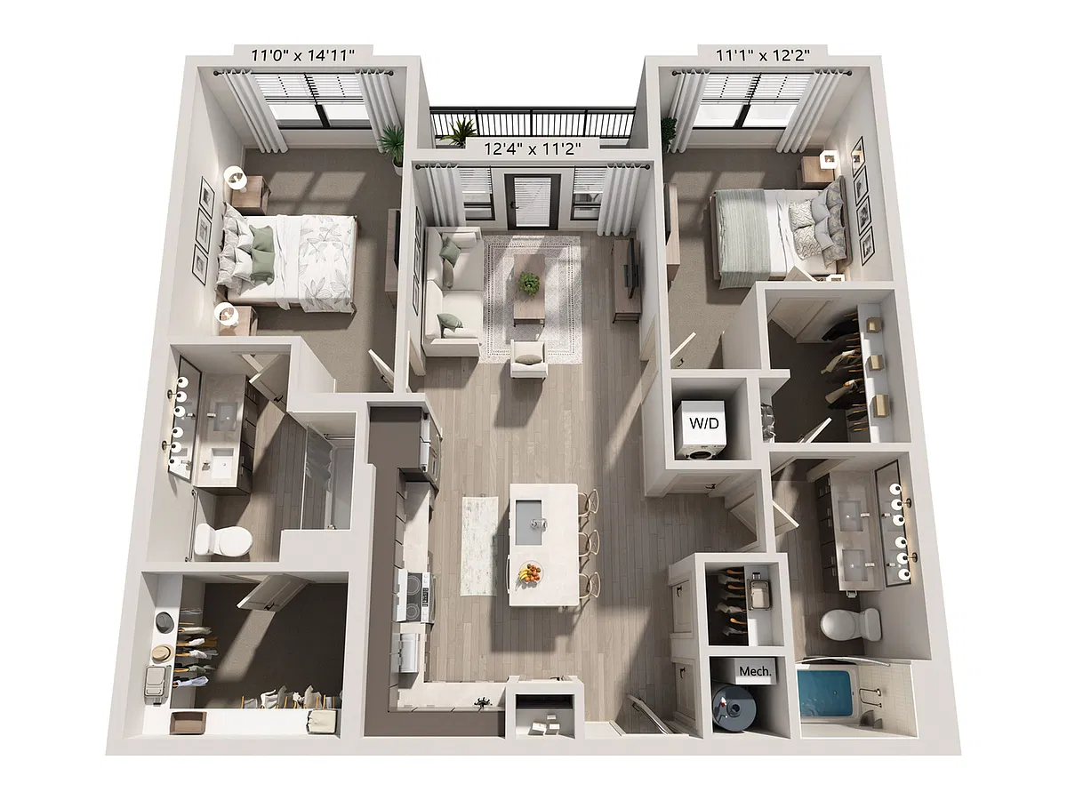 Floor plan B3H