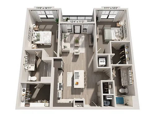 Floor plan B3H