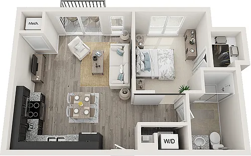 Floor plan Plan D