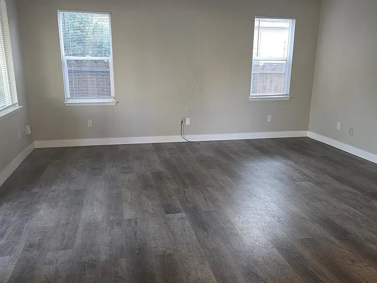 Front door entry Living room