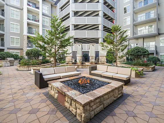 On cool evenings, warm up by the fire with friends