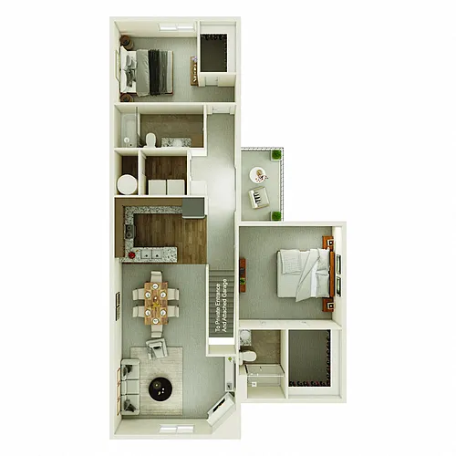 Floor plan Brooke Villa