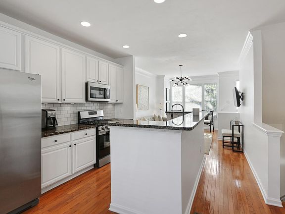 Open floor-plan with fresh white paint through-out.