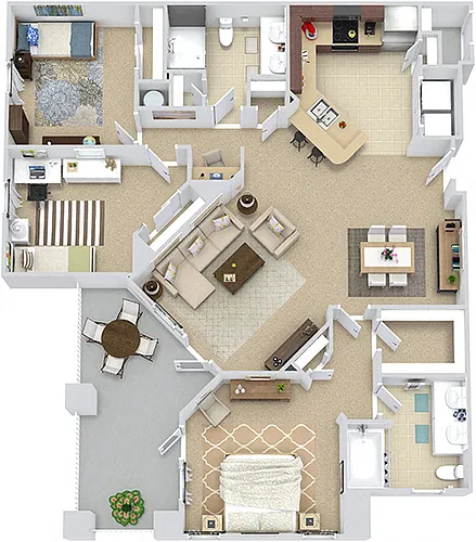 Floor plan Castellon
