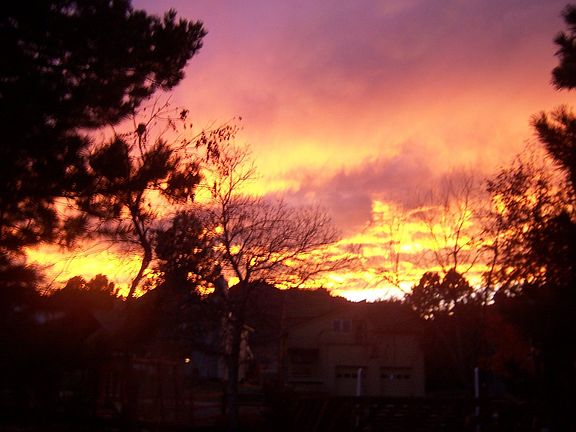 Sunset from our deck
