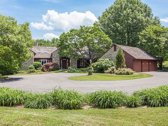Front Exterior w/ Circular Driveway
