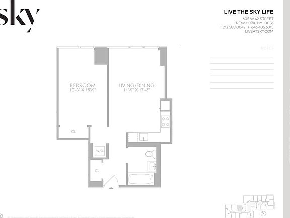 2nd image of 605 W 42nd St #39W