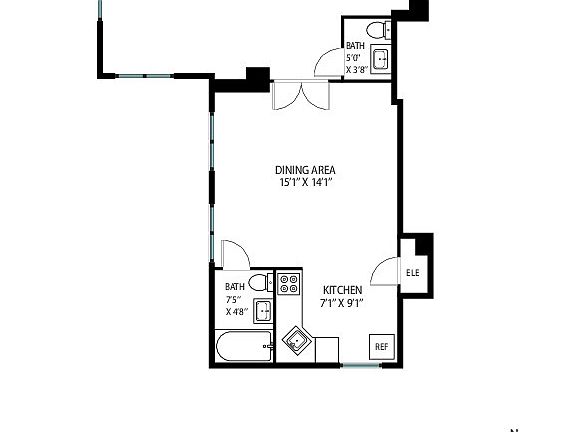 2nd image of 694 Metropolitan Ave #109