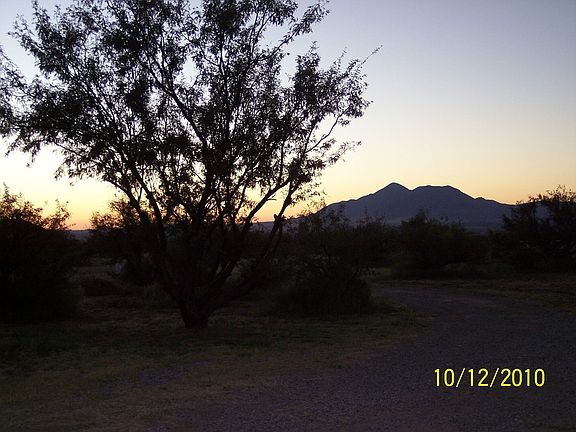 Front View of The Mule Mountains
