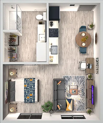 Floor plan 405