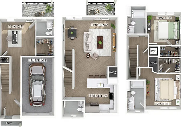 The Penstone Apartments & Townhomes — Photo 40