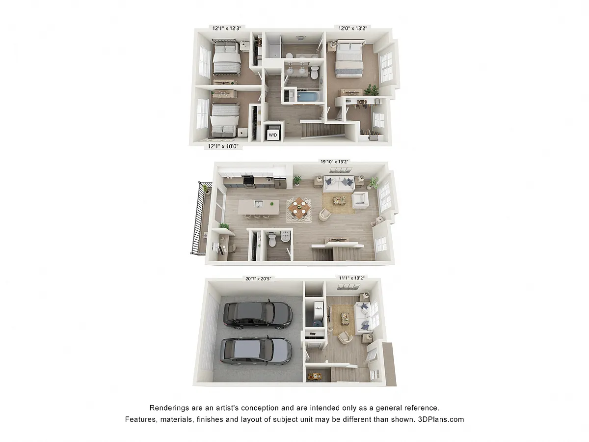 Floor plan TH-B