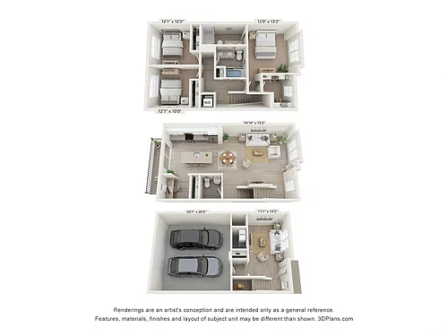 Floor plan TH-B