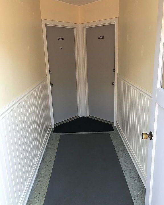 Upstairs apartment entry 