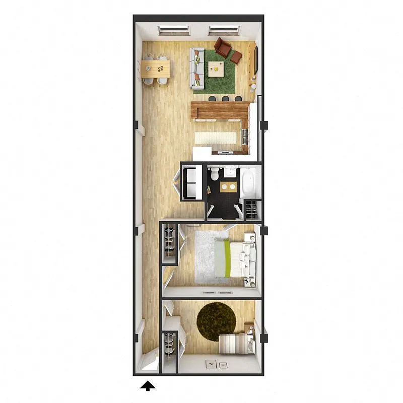 Floor plan The Everett